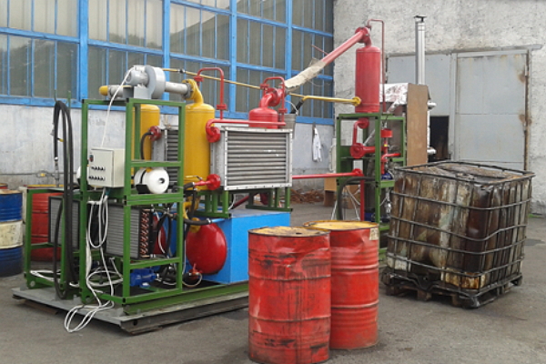 Оборудование для переработки отработанных масел